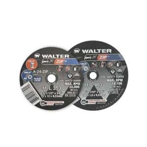 Walter 11-L 308 3 X 1/32 X 3/8 A-60-ZIP Performance Type 27 Depressed Center Cut Off Grinding Wheel