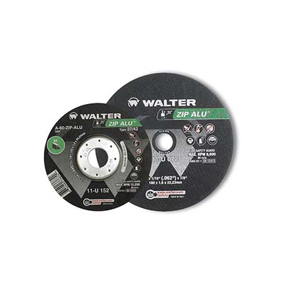 Walter 11-U 142 4 1/2 X 3/64 X 7/8 A-60-ZIP Alu Type 27 Depressed Center Cut Off Wheel