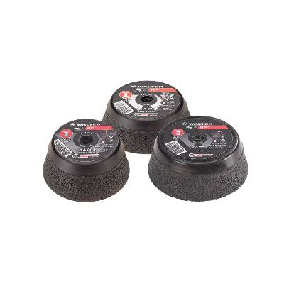Walter 12-A 006 HP 6X5/8-11 Type 11 Spin-On Cup Wheel Aluminum Oxide / Silicon Carbide