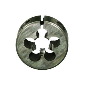 Drillco 30E006CA 6 UNC X 13/16 HSS Round Adjustable Split Die