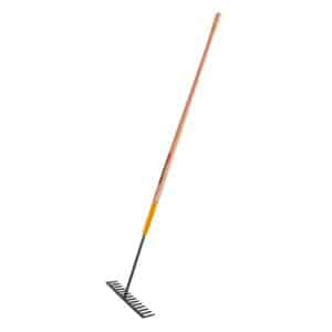 Garant GAR14 16 Inch Steel Levelling Head Rake 14-Tine Wooden Handle 80744