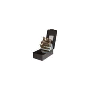 Precision Twist C29R10CO 29 Piece Bronze Cobalt Jobber Drill Set Type J NAS907 Fractional 1/16-1/2X64Ths 090290
