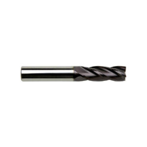 Sowa 102-840 1/4" Carbide 4 Flute Regular Length End Mill TiALN Coated