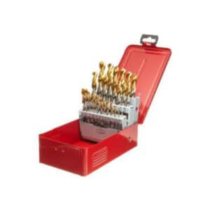 Dormer A097 #14 26 Piece Bright With TiN Tip High Speed Steel Jobber Drill Set Letters A012 0574331