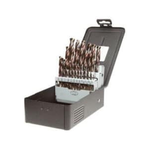 Precision Twist C29HX10 29 Piece Purple & Bronze High Speed Steel Jobber Drill Set Fractional 135 Degree Split Point 091010