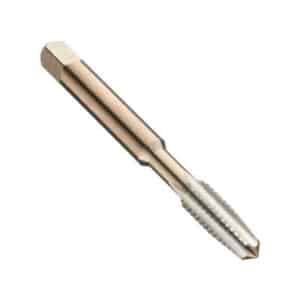 Dormer E061 1 1/8-7 Coarse Thread High Speed Steel Hand Tap Taper H4 4 Flute Bright & Bronze 0388112