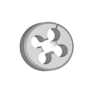 Dormer F320 6-32 X 13/16 Coarse Thread High Speed Steel Round Adjustable Split Die 0206645