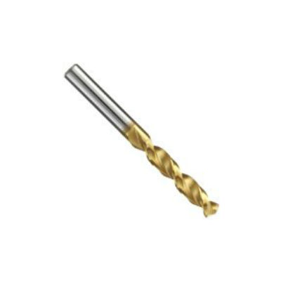 Precision Twist QC41G 7/32 TiN Coated High Speed Steel Screw Machine Length Drill Parabolic Flute 135 Degree Split Point 062314