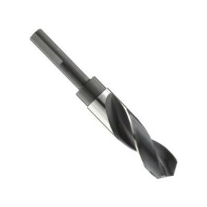 Precision Twist R57 1 15/32 Black & Bright High Speed Steel Reduced Shank Drill Bits 118 Degree - 1/2 Shank with 3-Flats 091598