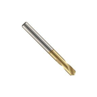 Precision Twist SPSG-90 1X6 90 Degree Bright TiN Coated High Speed Steel Spotting Drill 6000135