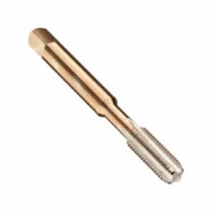 Dormer E071 9/16-18 Fine Thread High Speed Steel Hand Tap Plug H3 4 Flute Bright & Bronze 0349793