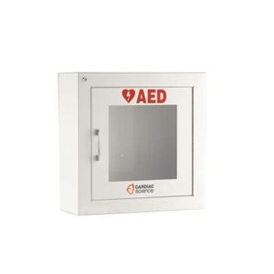 Zoll 8000-001256 Standard Surface Wall Cabinet For AED 3 Dimensions 17.5X17.5X7 Inches Includes Alarm