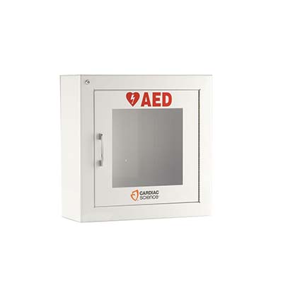 Zoll 8000-001256 Standard Surface Wall Cabinet For AED 3 Dimensions 17.5X17.5X7 Inches Includes Alarm