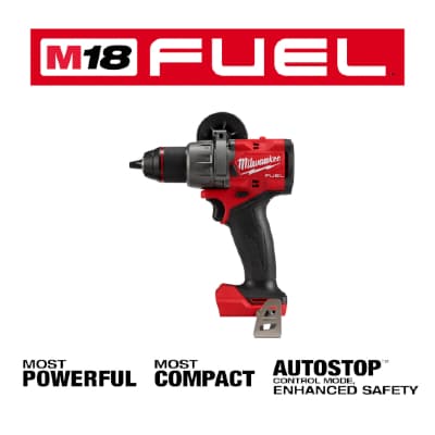 Milwaukee 2904-22 18 Volt 1/2 Inch Hammer Drill Driver Kit XC5.0 Batteries, Charger & Case