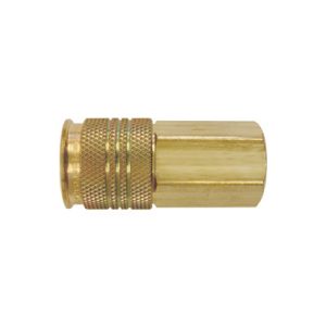Topring 20.440 1/4 NPT Female Pipe Uniquik Universal Brass Automatic 1/4 Industrial Coupler