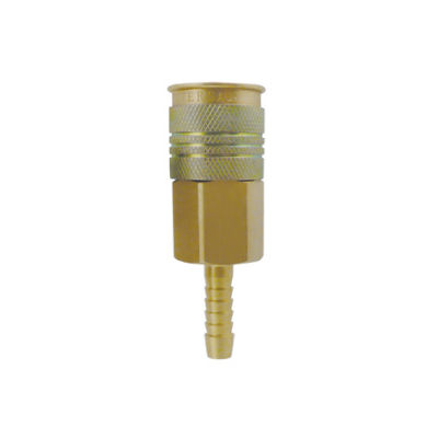Topring 20.740 1/4 Hose Barb Uniquik Universal Brass Automatic 1/4 Industrial Couplers