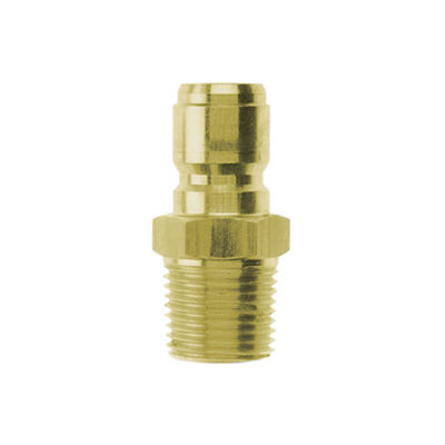 Topring 28.263 3/8 NPT Male Pipe Brass Plug For Industrial Straight Through Couplers