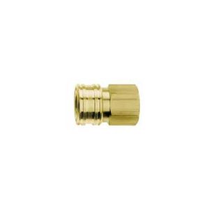 Topring 28.863 3/8 NPT Female Pipe Brass Manual Industrial Straight Through Couplers