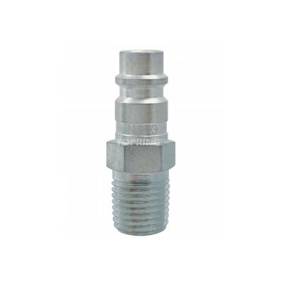 Topring 31.642 1/4 NPT Male Pipe Zinc Plated Plug for UltraFlo Couplers