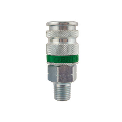 Topring 31.844 1/4 NPT Male Pipe Quiksilver Ultraflo Automatic 7.8 mm Couplers