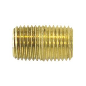 Topring 41.501 1/4 NPT Male Pipe Brass Close Nipple