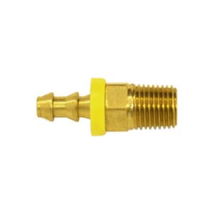 Topring 41.863 3/8 I.D. X 3/8 MPT Hose Barb To Male NPT For Lock On Hose Brass