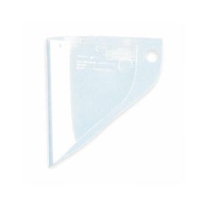 Fibre-Metal 4199CL 9-3/4 Inch X 19 Inch Wide Extended View Clear Propionate Face Shield Visor
