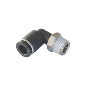 Topring 44.273 3/8 OD X 1/8 NPT Male Pipe Maxfit Polymer Push-to-Connect Swivel Adjustable Elbow