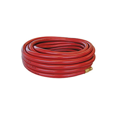 Topring 70.115 1/4X25FT Flex Hybrid Red Technopolymer Air Hose With 1/4 Male Pipe Ends