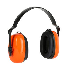 Dynamic Piper NP110 Orange Plastic Headband Earmuffs NRR 24