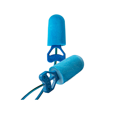 PIP PF-D Metal Detectable Disposable Bio-Based Corded Foam Ear Plug with Pinchfit Technology NRR 32