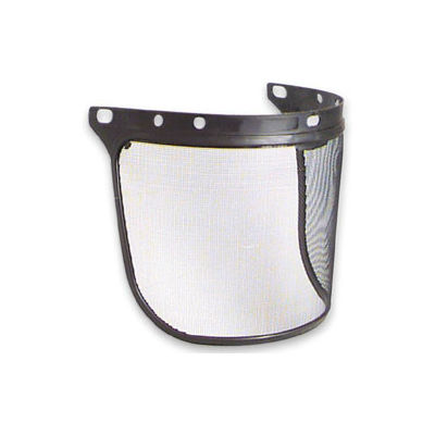 North FS01 7 Inch X 15 1/2 Inch Black Metal Wire Mesh Face Screen