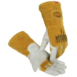 Caimen GP1868M Medium Premium Goat Grain TIG / MIG Welder's Glove With Fire Resistant Back