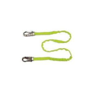 North FP28822/6 Decelerator Energy-Absorbing Lanyard Single Leg With Snap Hooks Both Ends 6 Feet Long
