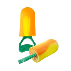 PIP PF-1 Disposable Bio-Based Foam Taper Push-In Uncorded Ear Plug with Pinchfit Technology NRR 32