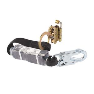 Dynamic FP13130 30 Inch Energy Absorbing Lanyard With Double Locking Snap Hook And Automatic Rope Grab