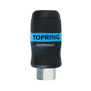 Topring 21.449 1/4 NPT Female Topquik Safety Automatic 3/8 Industrial Coupler