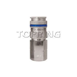 Topring 21.486 1/2 NPT Female Pipe QuikSilver Automatic 3/8 Industrial Coupler