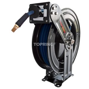 Topring 79.514 3/8 Inch X 50 Feet Thermoflex Hose With Topreel Heavy Duty Hose Reel 300 PSI