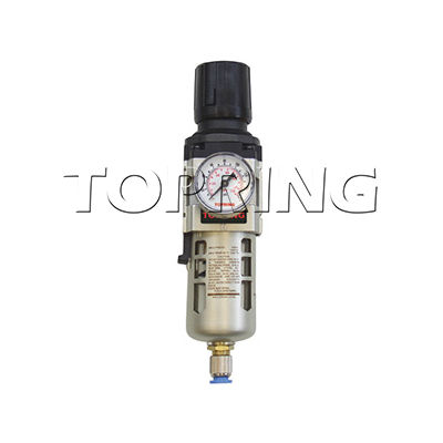 Topring 51.350 Airflo 300 1/4 Air Filter / Regulator Semi-Automatic Drain