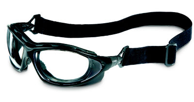 Uvex S0600X Seismic Clear UV Extra Anti-Fog Lens Sealed Protective Eyewear W/ Black Frame