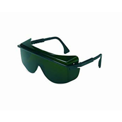 Uvex S2509 Astrospec OTG 3001 Green 5.0 Infra-Dura Anti-Scratch Lens Protective Eyewear W/ Black Frame