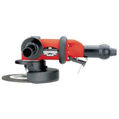 Sioux 1285L 7 Inch Right Angle Type 27 Pneumatic Air Grinder Lever Throttle 6000 RPM