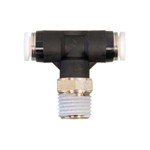 Topring 40.365 1/4 in. Push-to-Connect to 1/4 MPT Tee Adapter TOPFIT