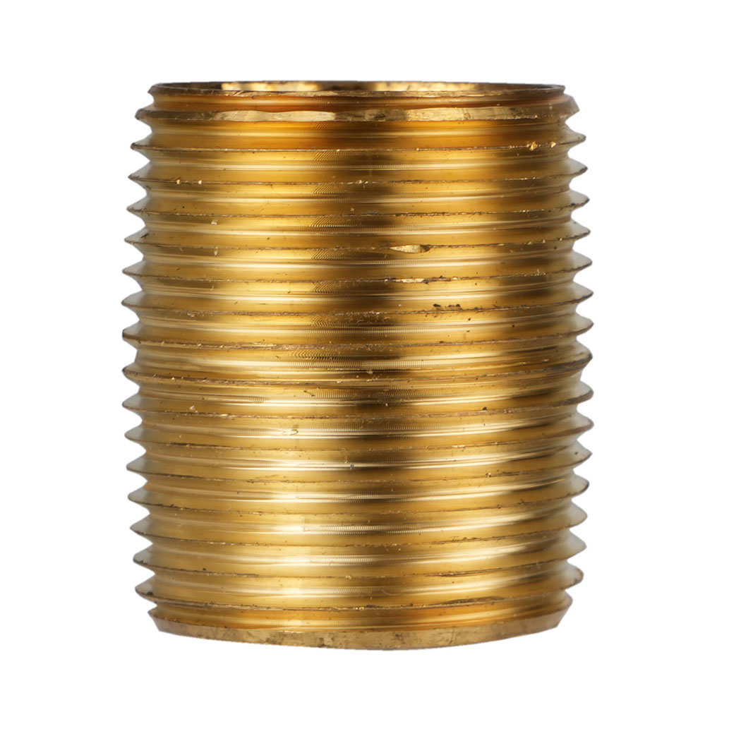 Topring 41.497 1 1/4 MPT Close Pipe Nipple Brass