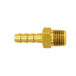 Topring 41.552 Brass Swivel Hose Barb Adapter 1/4 to 1/4 MPT