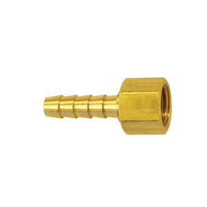 Topring 41.720 Brass Hose Barb Adapter 1/4 to 1/4 FPT