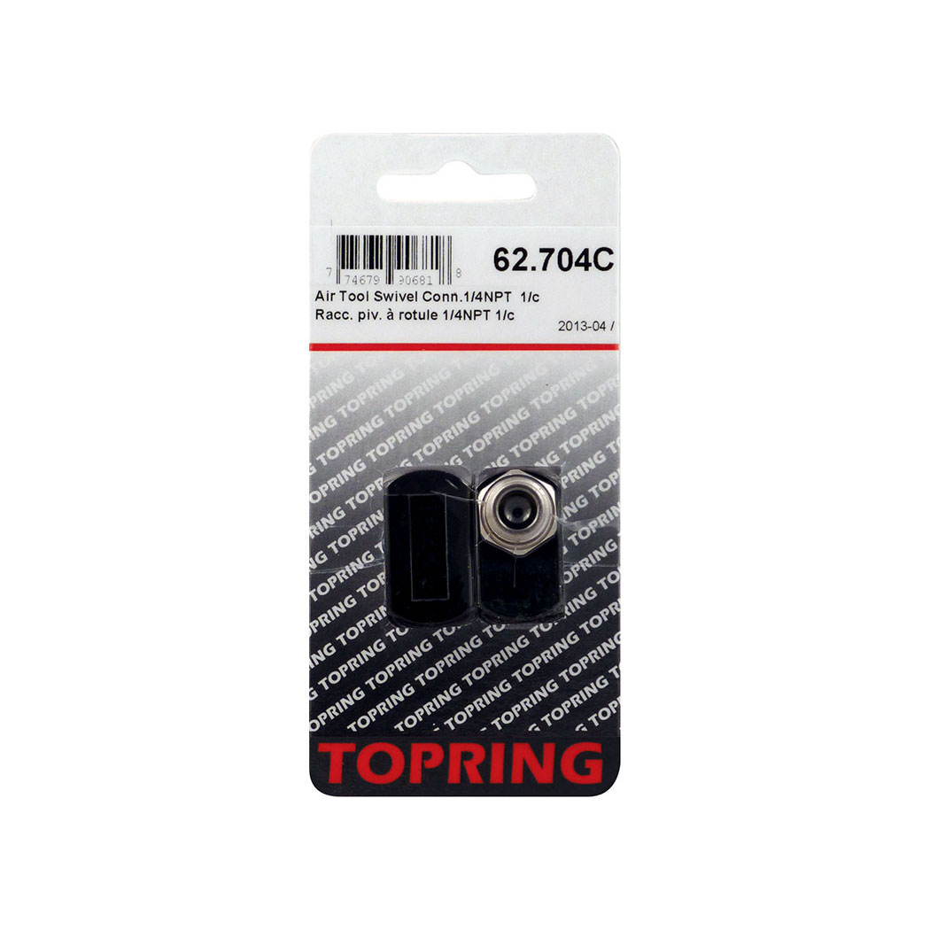 Topring 62.704C Composite Swivel Adapter 1/4 (F) to 1/4 MPT AIRPRO