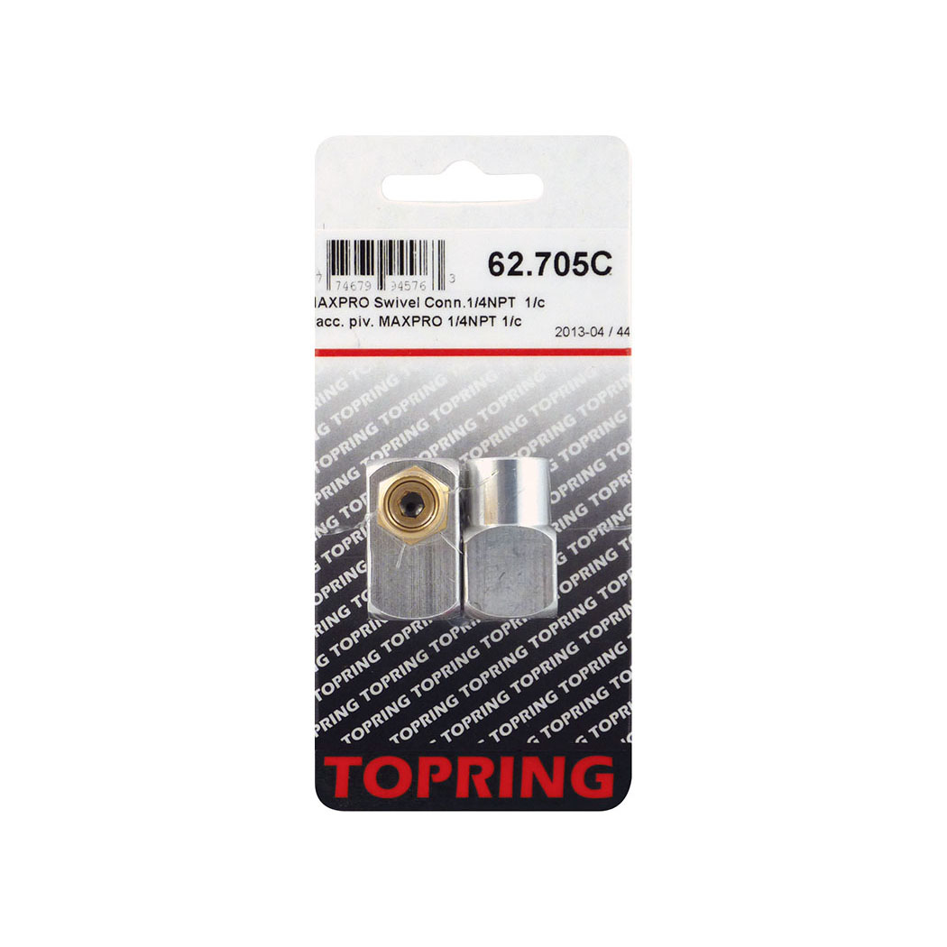 Topring 62.705C Aluminum Swivel Adapter 1/4 (F) to 1/4 MPT