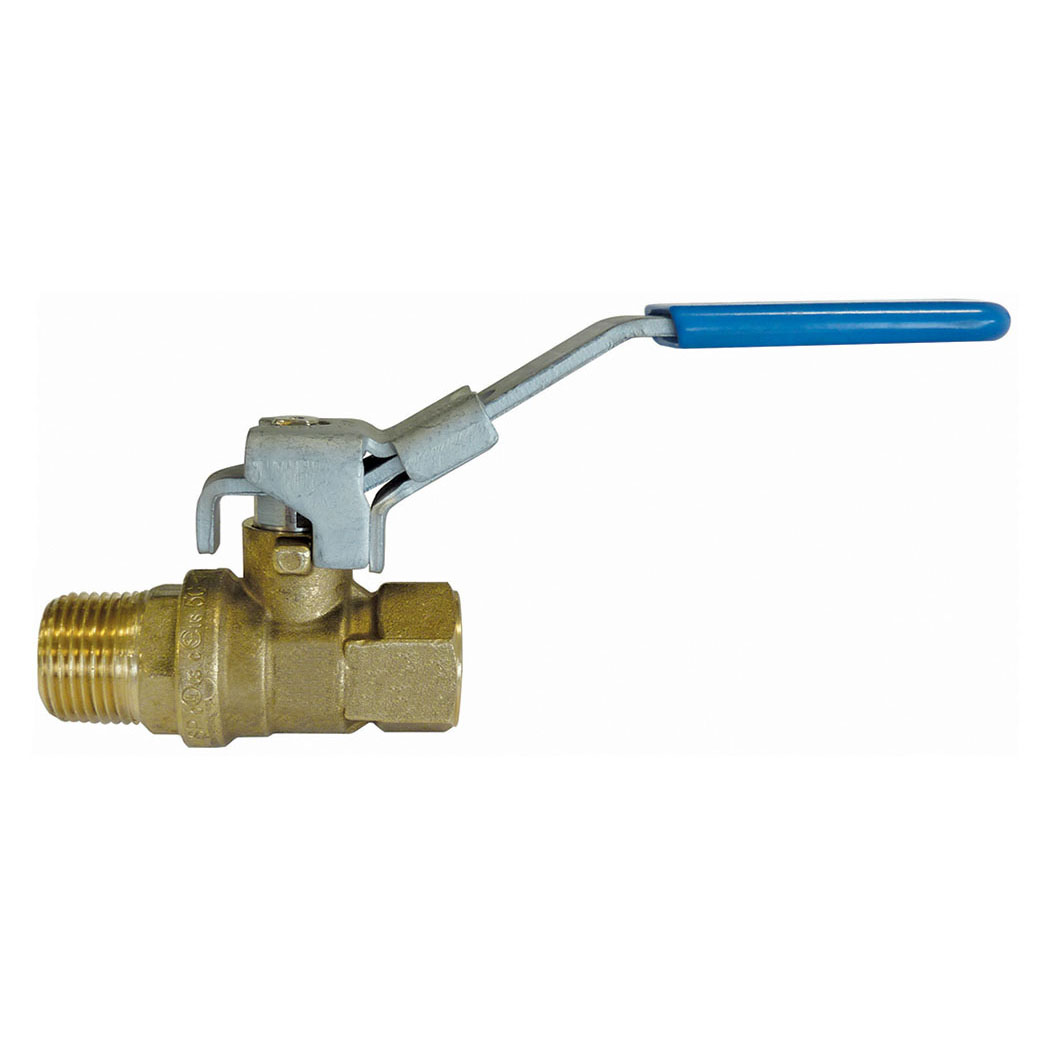 Topring 65.690 Brass Ball Valve With Locking Handle 1-1/4 MPT to 1-1/4 FPT